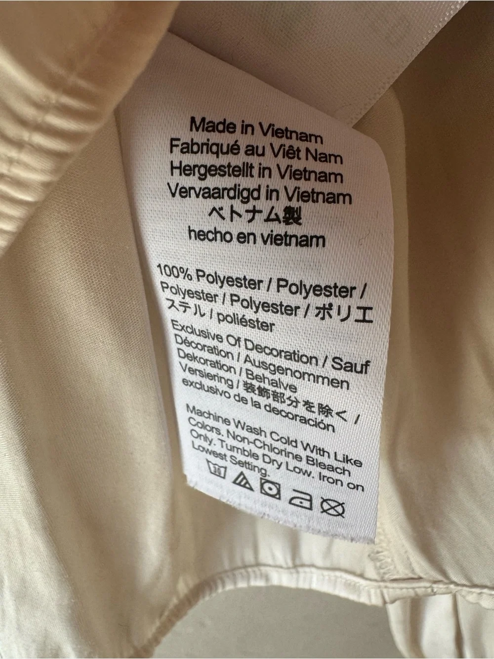 J. Crew Ruffle Neck Drapey Blouse Ivory XL
